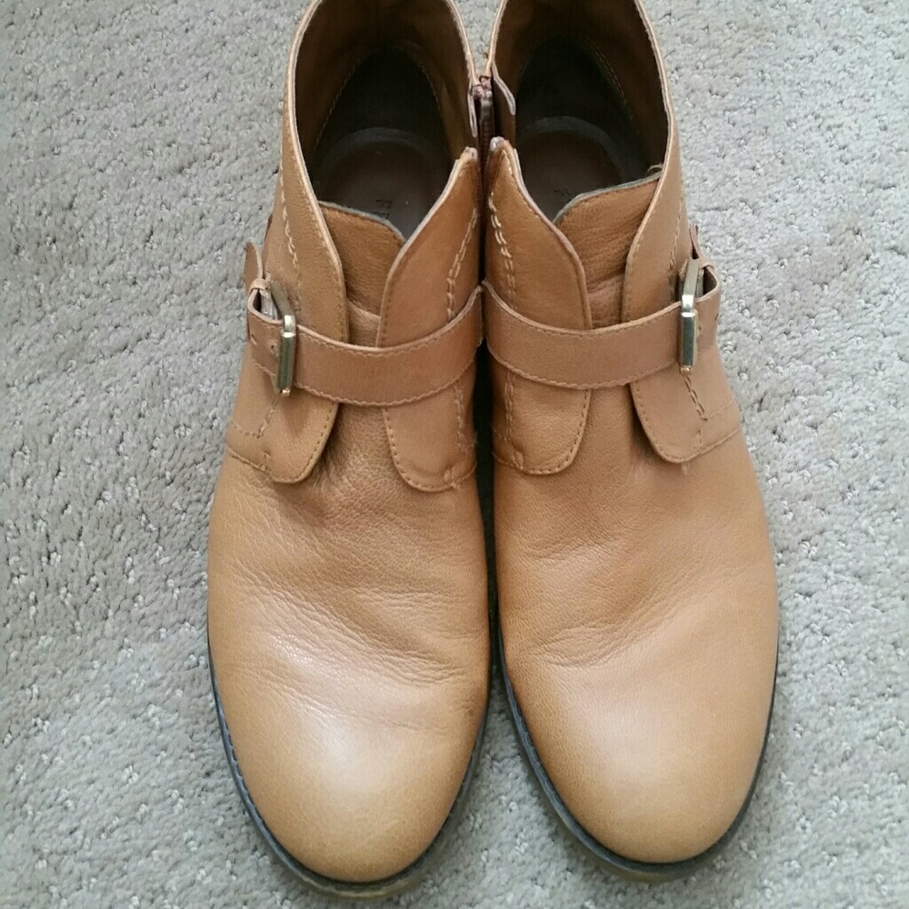 Franco Sarto Leather Kindra Ankle Boots