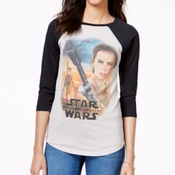 STAR WARS THE FORCE AWAKENS 3/4 Sleeve Shirt XL - Picture 2 of 7