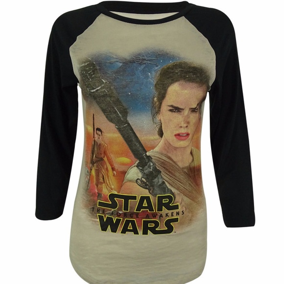 STAR WARS THE FORCE AWAKENS 3/4 Sleeve Shirt XL - Picture 3 of 7