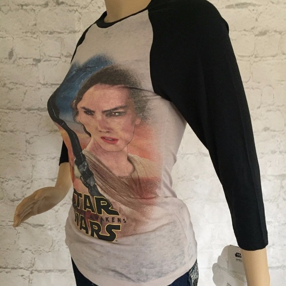 STAR WARS THE FORCE AWAKENS 3/4 Sleeve Shirt XL - Picture 6 of 7