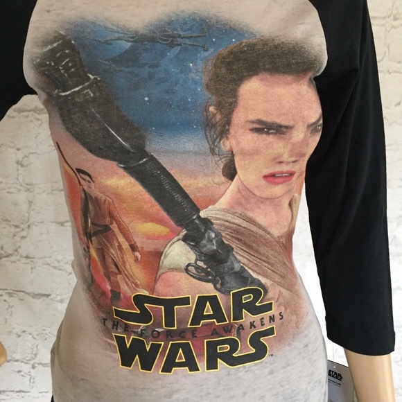 STAR WARS THE FORCE AWAKENS 3/4 Sleeve Shirt XL - Picture 5 of 7