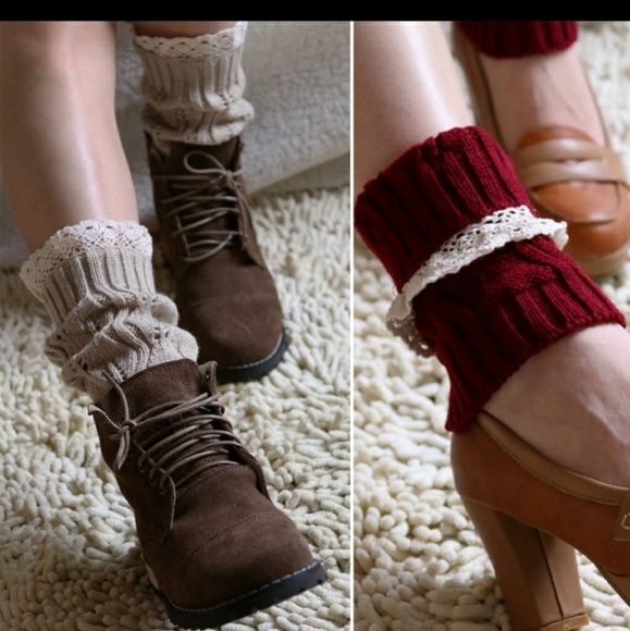 Buy one get one free! New knitted boot cuffs - Picture 2 of 4
