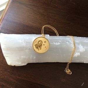 Aries astrology zodiac necklace Anna Saccone