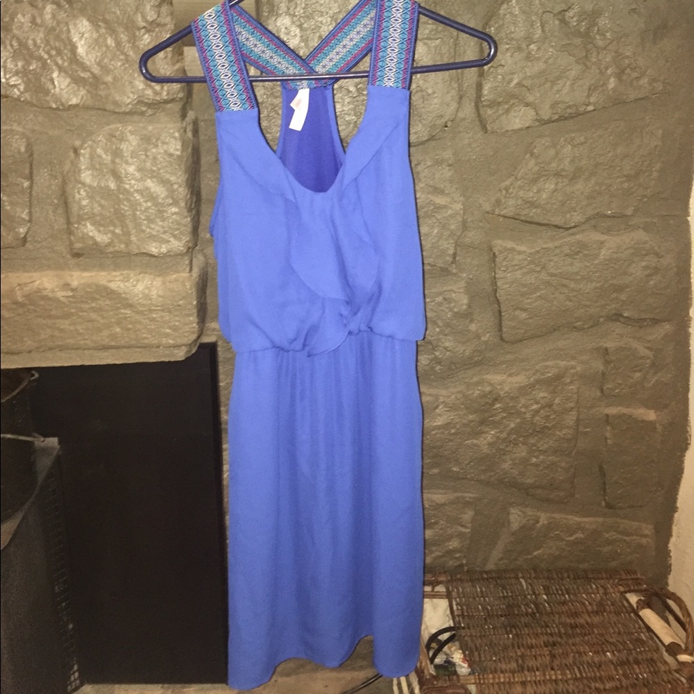 Small blue xhilaration dress