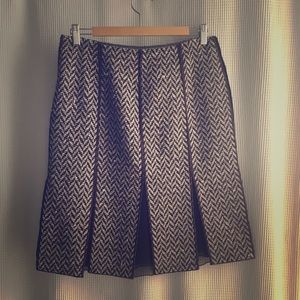 Worth tweed midi skirt