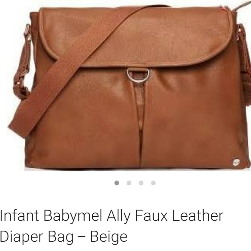 Babymel London brand Diaper Bag in beige