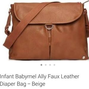 Babymel London brand Diaper Bag in beige