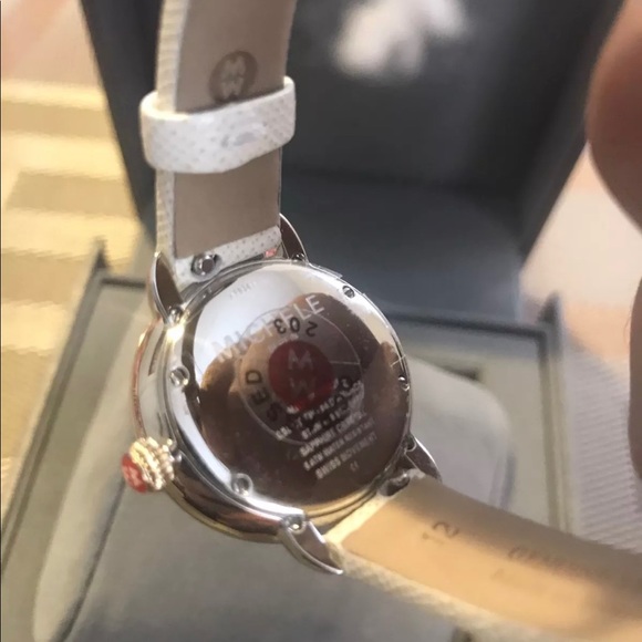 AUTHENTIC NEW MICHELE DIAMOND WATCH MWW21E000022 main image 6