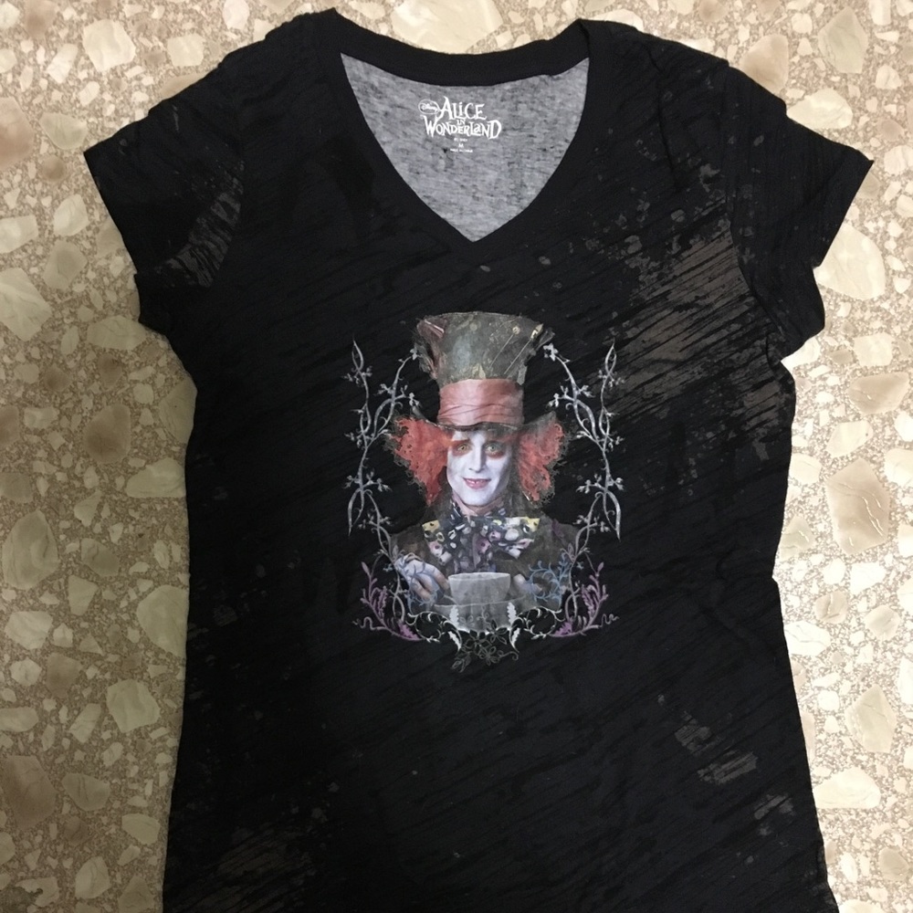 Johnny Depp Alice in wonderland tee-mad hatter