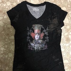 Johnny Depp Alice in wonderland tee-mad hatter