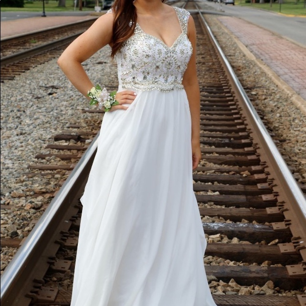 Ivory formal dress