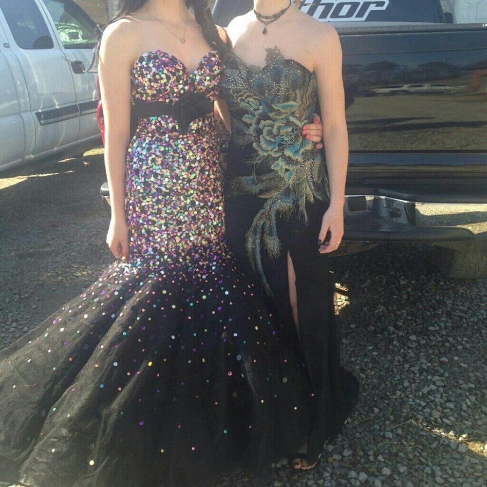 Tony Bowls Peacock Dress