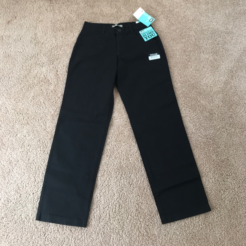 Relaxed fit Women's black dress pants