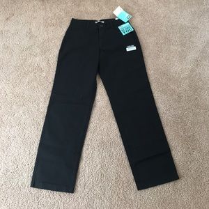 Relaxed fit Women's black dress pants