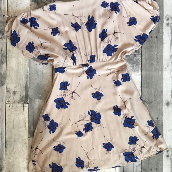 Free People Melanie Mini Dress, Pearl Combo, SZ 4 - Picture 7 of 7