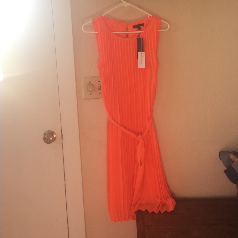 Banana republic orange dress