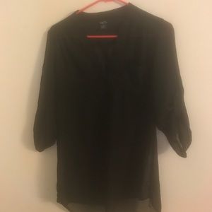 Black Rue 21 Sheer Blouse