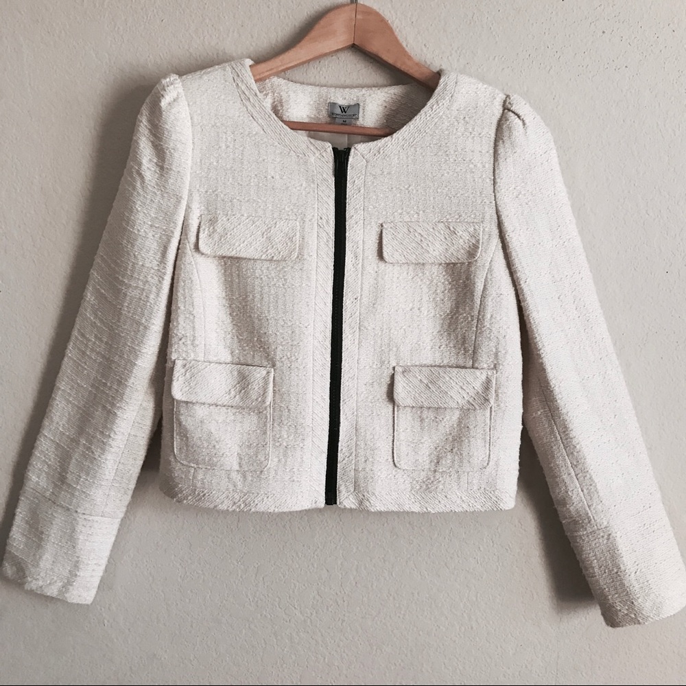 Worthington  Career Cropped  Jacket Size M