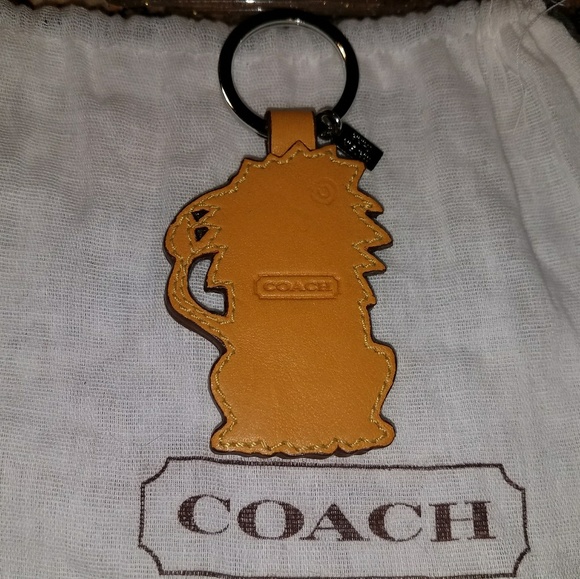 Coach Lion keychain fob - Picture 2 of 2