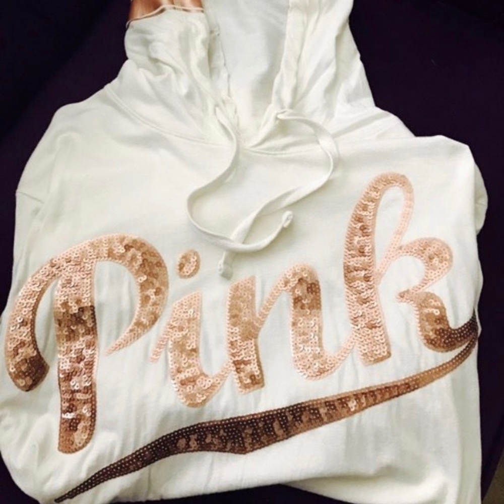 SOLD. Victoria's Secret Pink Hoodie with Bling