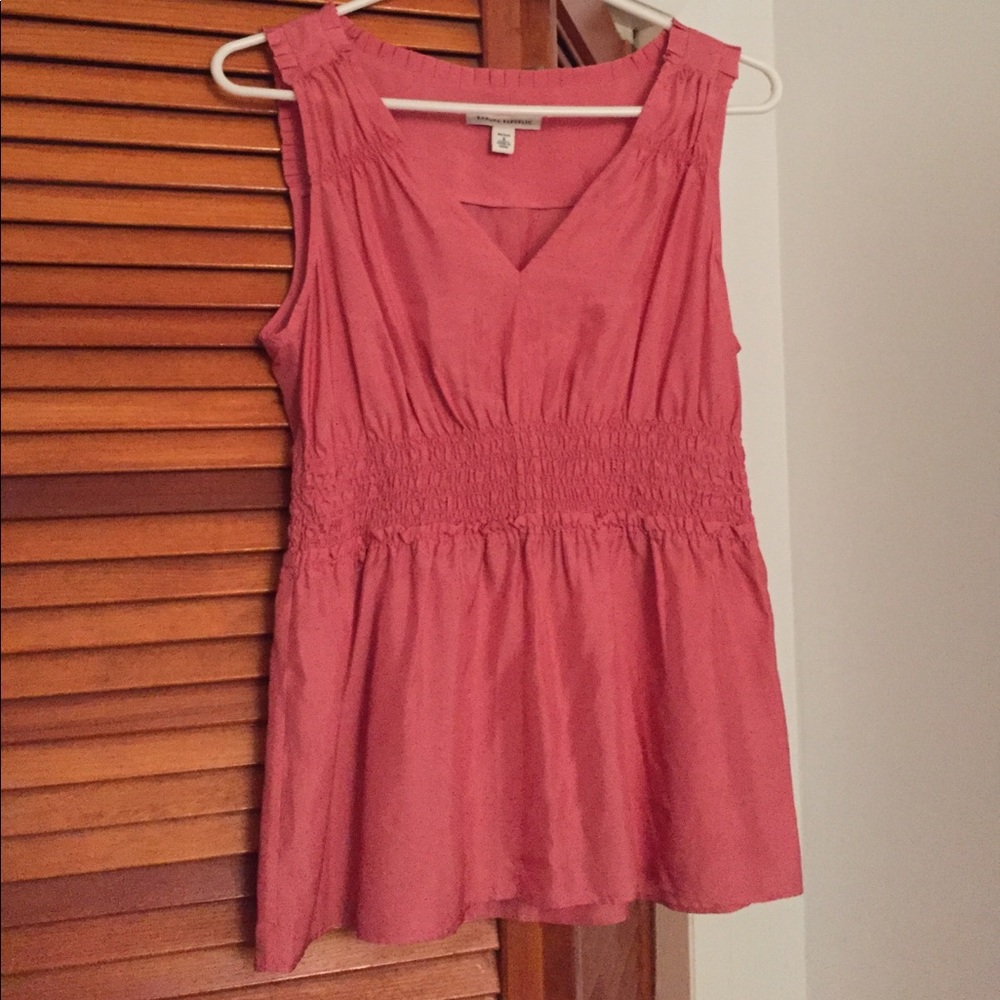 Gorgeous peach silk blouse