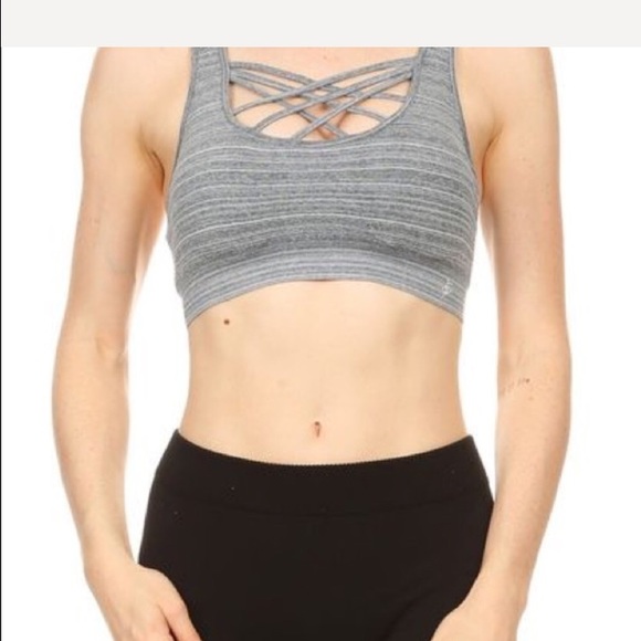 🔥 Racerback Sports Bra grey - Picture 5 of 5