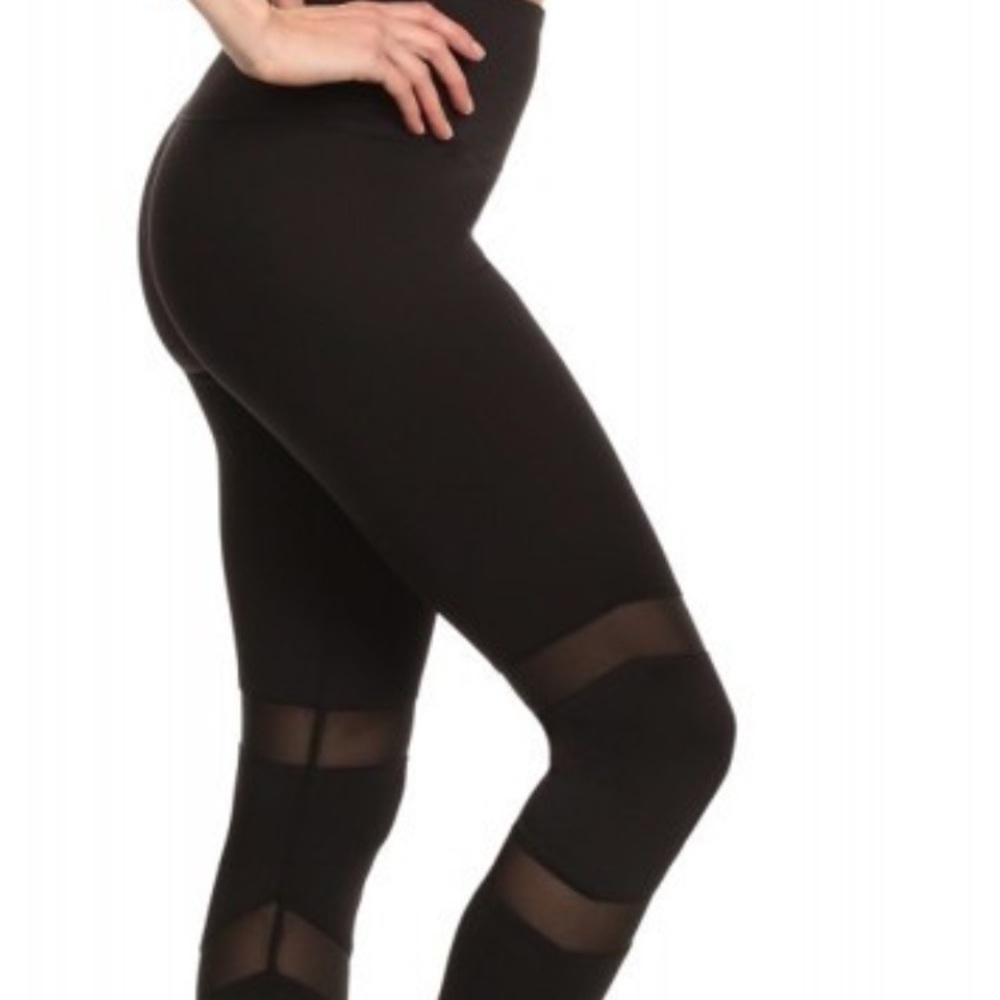 🔥1 MORE ✨ mesh sided workout leggings ⚪️ - Picture 3 of 5