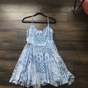Talula blue floral dress