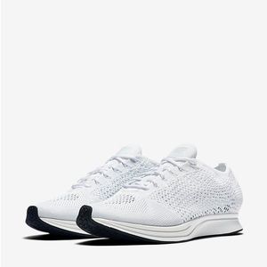 White Goddess Nike Flyknit Racers