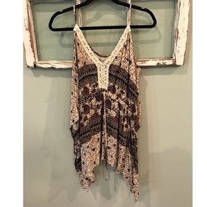 Floral knock off Free People Shirt