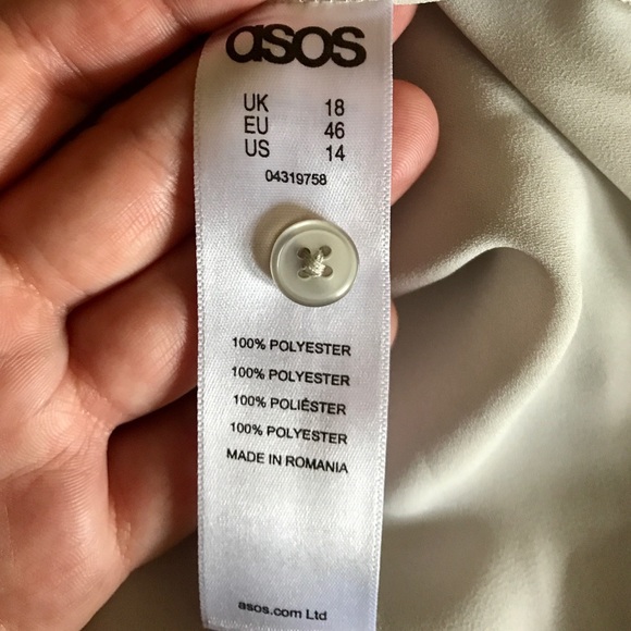 ASOS | Grey blouse | size 14 - Picture 5 of 6