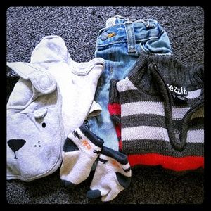 **SOLD** Boy's Name Brand outfit combo