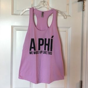 Alpha Phi Beyoncé Racerback Tank