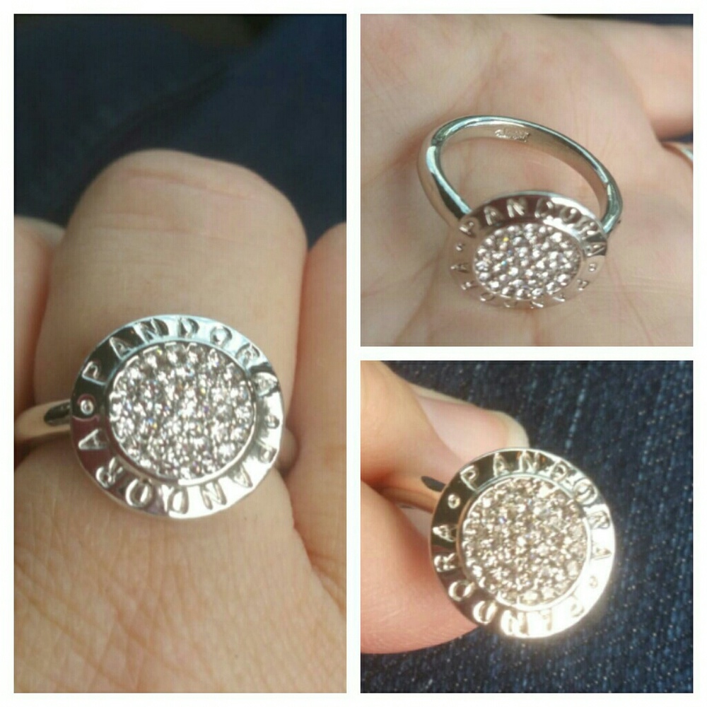 NEW Silver crystal Ring Marked 925 size 7 & 8 avai