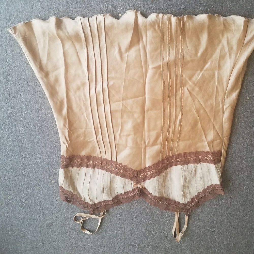 Brown and Tan Chemise