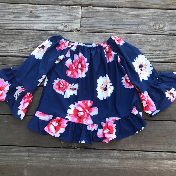 🌷 Ruffle Chiffon Blouse - Picture 2 of 8