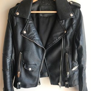 Blank NYC vegan leather jacket