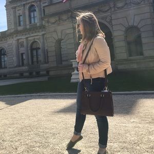 Maroon Cross Body Satchel 👜