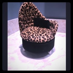 Leopard Chair Jewelry Box Brand New