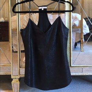 Lavender Brown Black Snake Skin Top Small