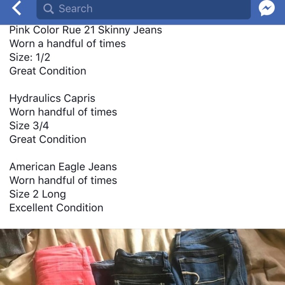 Jeans/Capris - Picture 2 of 2