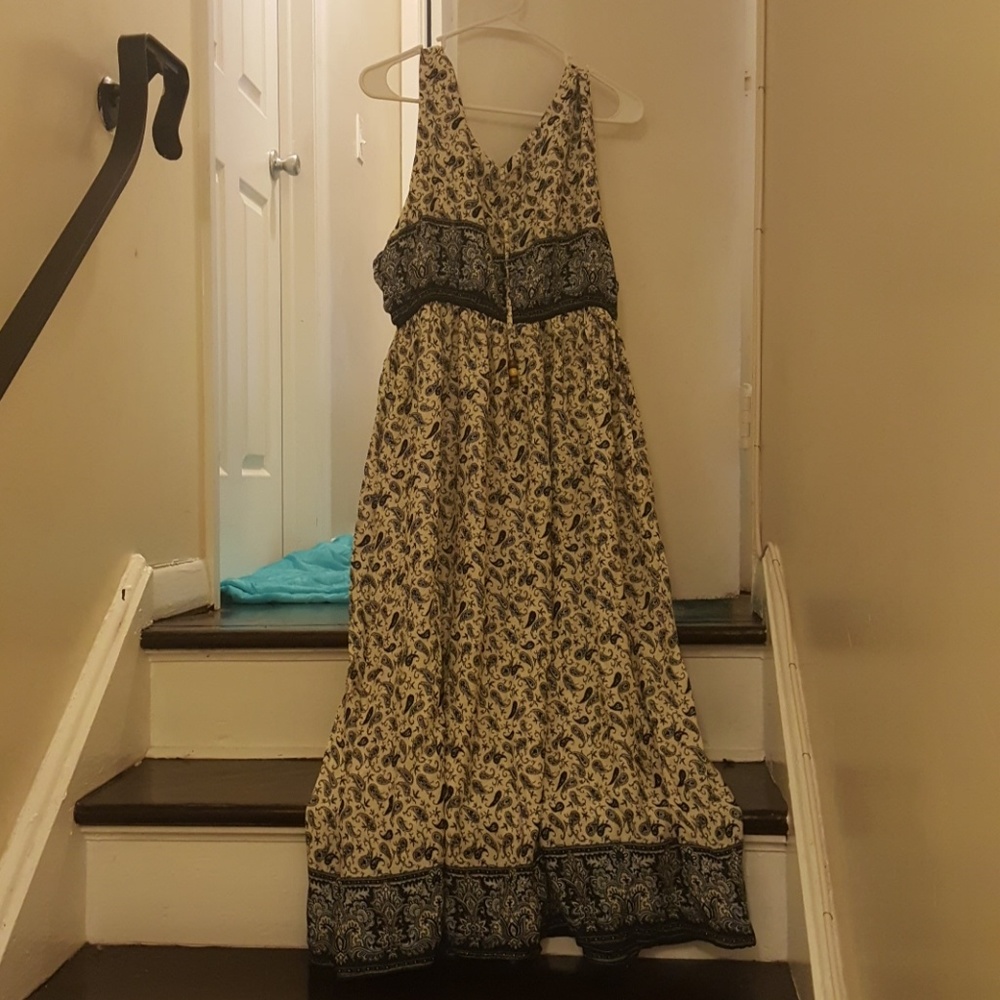 Floral Bohemian Sleeveless Maxi Dress BRAND NEW - Picture 4 of 4