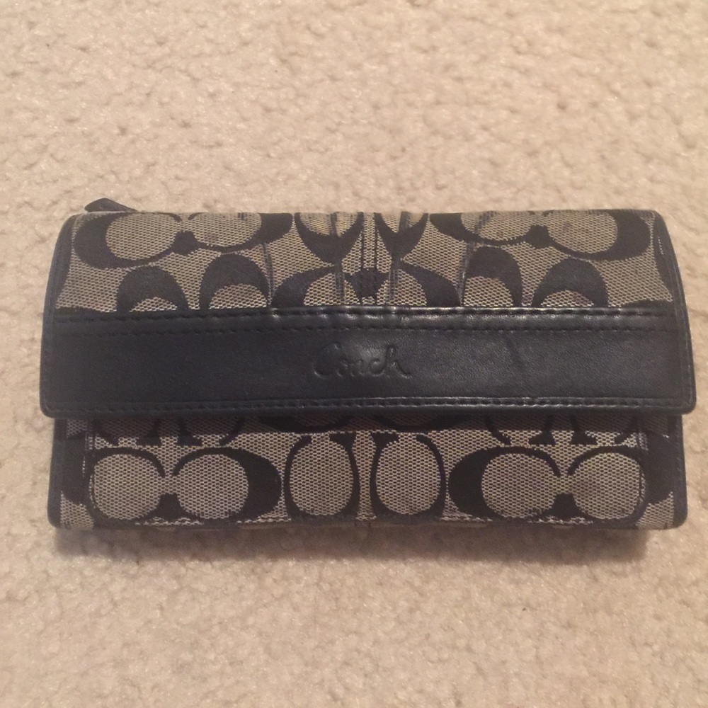 Authentic coach wallet