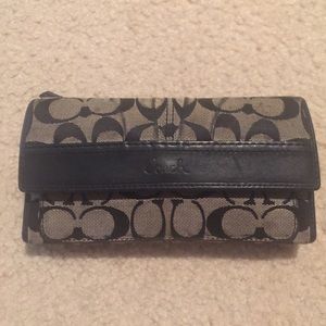 Authentic coach wallet