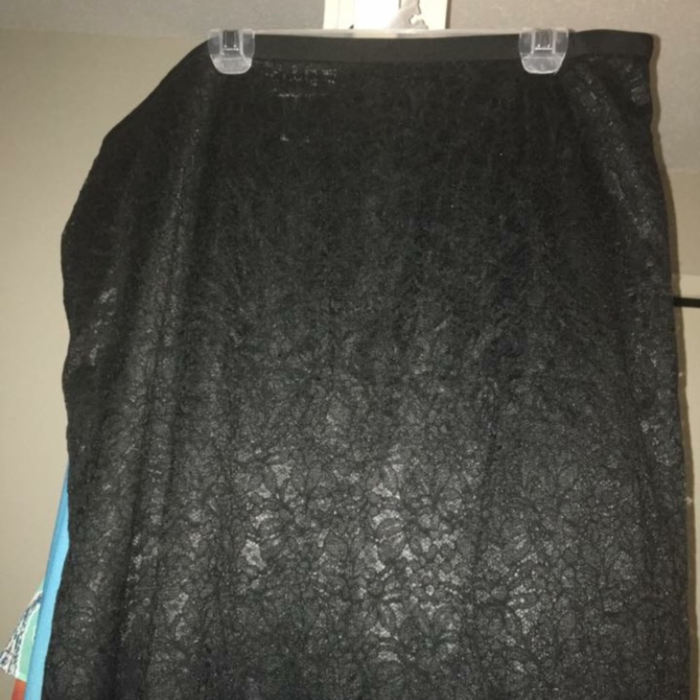 Black Lace skirt ...