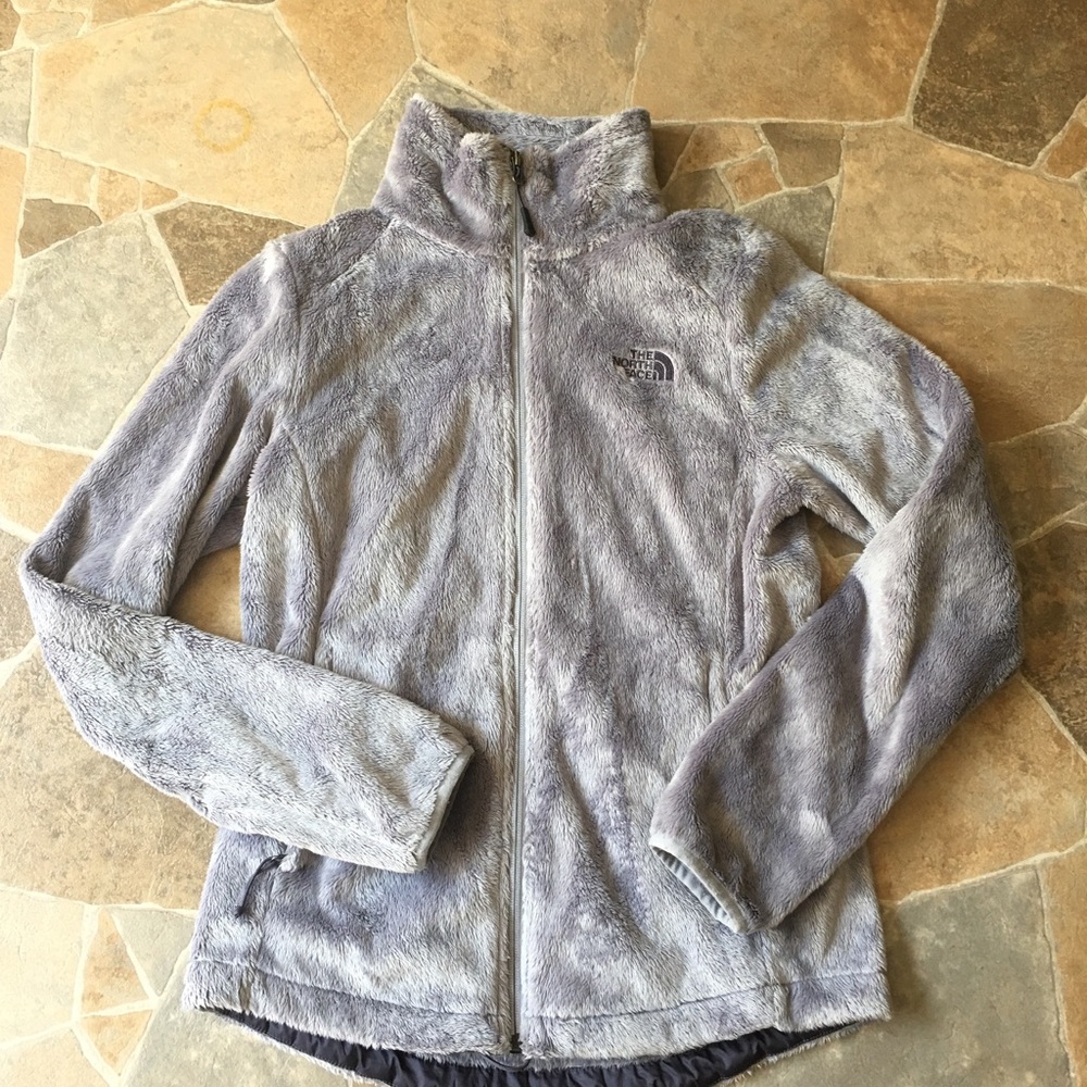 North Face Women's Fleece Jacket Small Gray, Grey