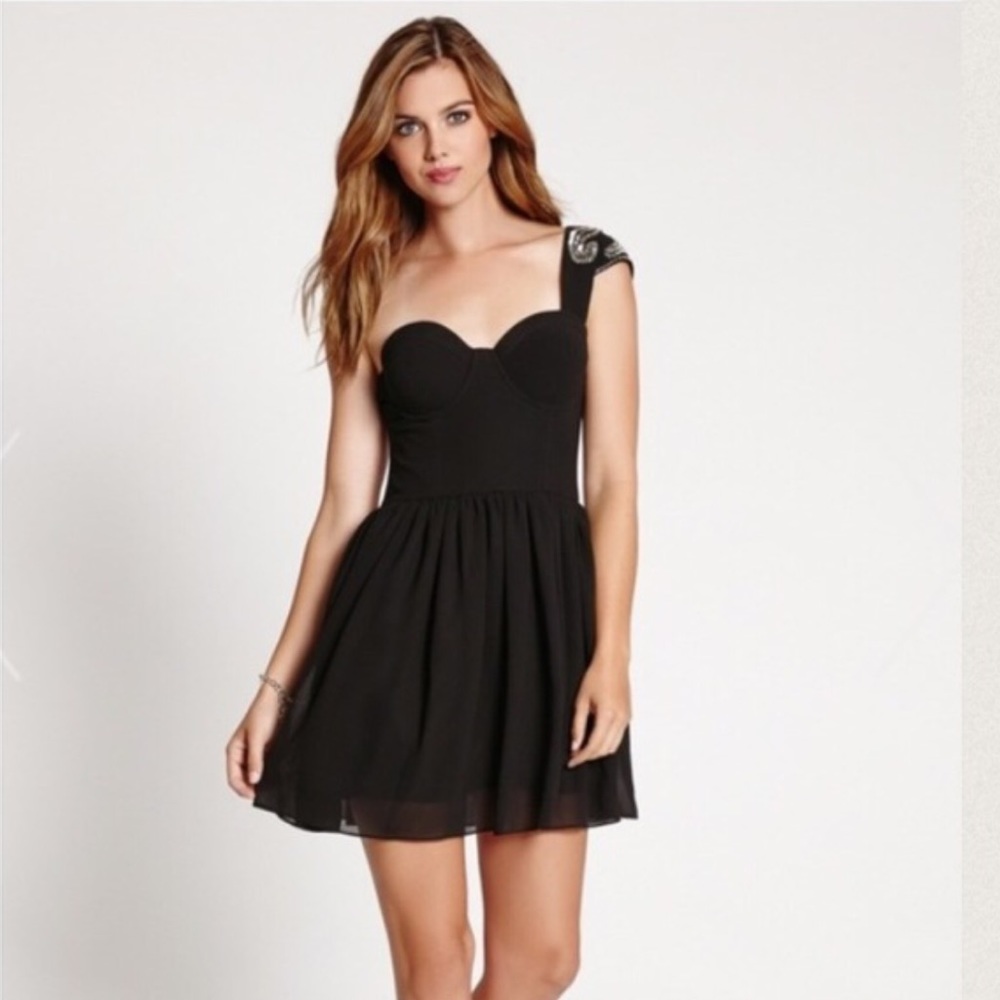 Guess Black Cocktail Dress