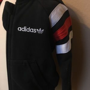 Boys Adidas zip up hoodie size 5/6