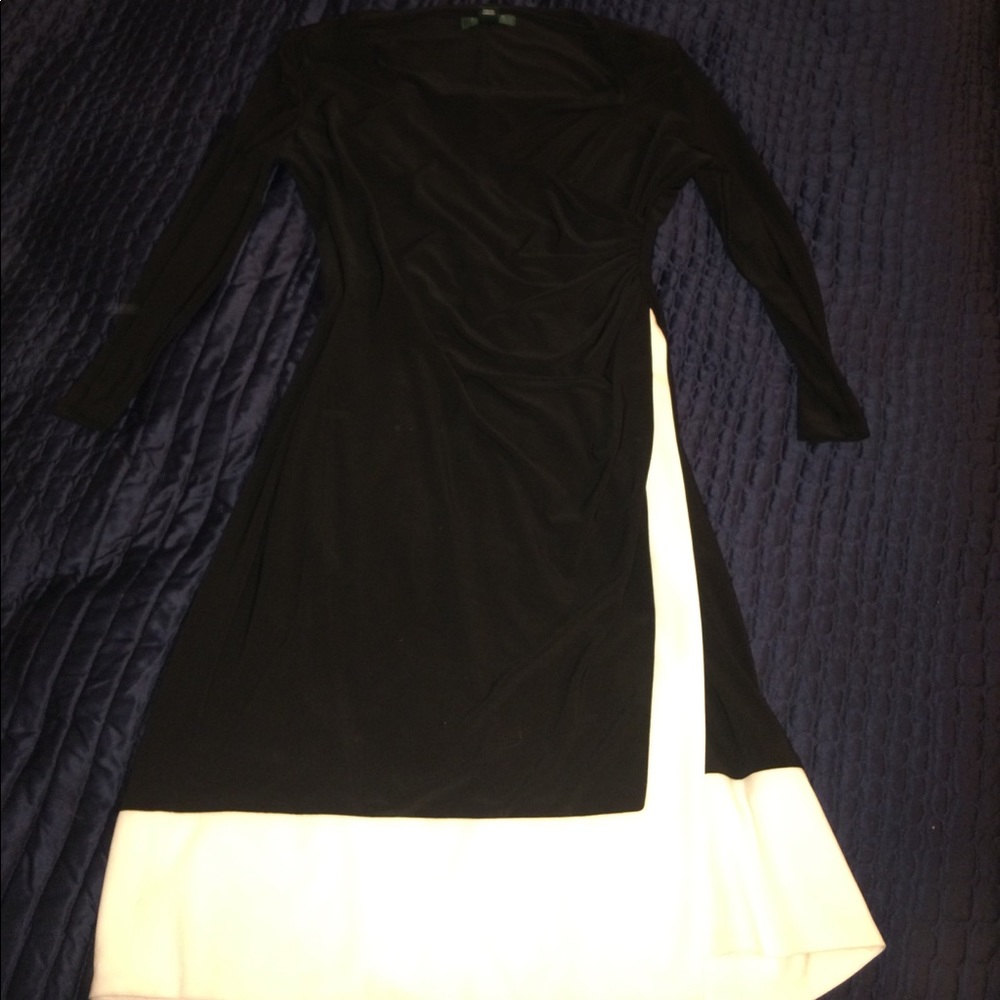 Ralph Lauren black and white dress