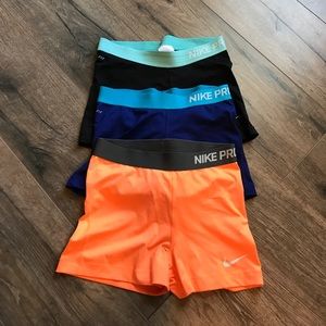 Nike pro shorts